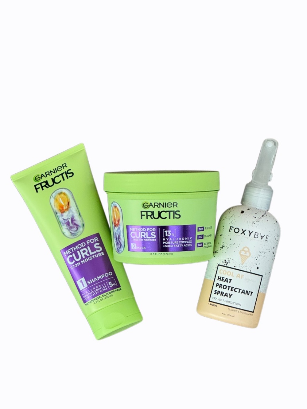 Hair Care Bundle Shampoo Mask Heat Protection